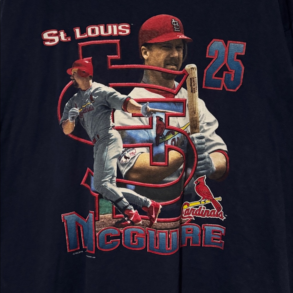 Vintage Mark McGwire St Louis Cardinals / XL / 1998 / MLB - Picture 3 of 6